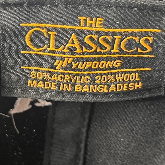 Letter A Embroidered Hat Cap Snap Back Black White Adjustable Wide Flat Bill Men - Picture 6 of 7